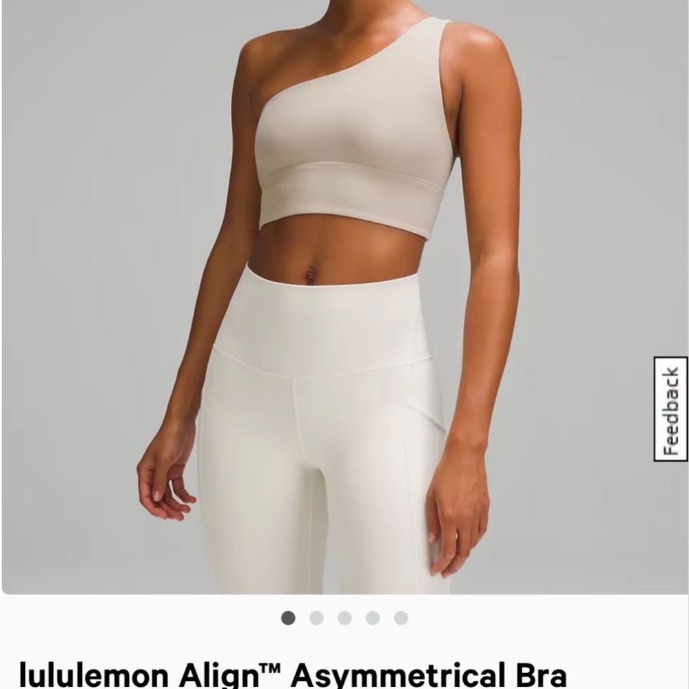Lululemon Align™ Asymmetrical Bra
*Light Support, A/B Cup size 6